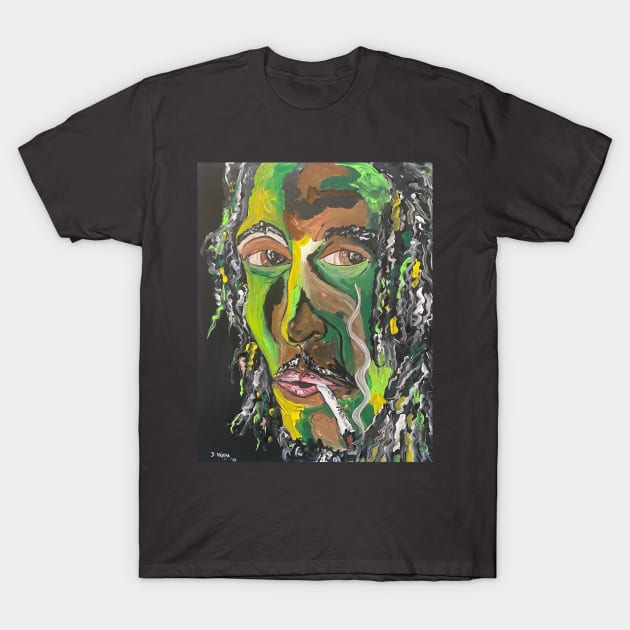 Bob Marley T-Shirt by 78CustomPaintINK